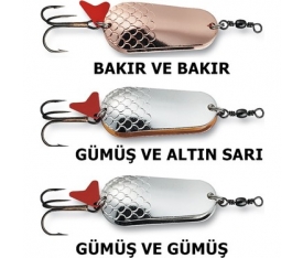 DAM EFFZETT TWİN SPOON 6.5 CM(BAKIR) 30 GR SİNKİNG KAŞIK