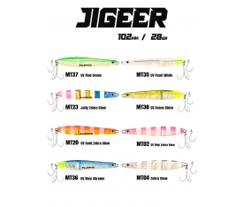 FUJİN JİGEER 28GR 102MM KAŞIK YEM MT02 PİNK ZEBRA GLOW