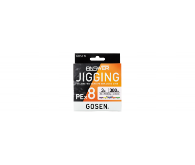 Gosen Jigging Answer PE 8 Örgü Jig ve Tai Rubber İpi 300mt Multi 1,5 PE