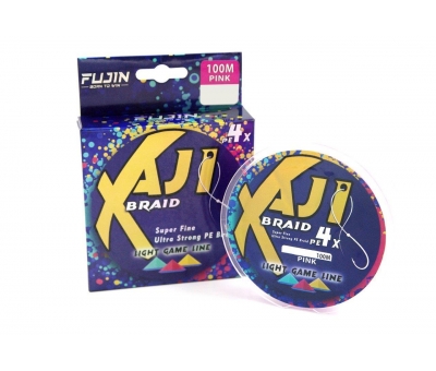 Fujin Aji Light Game Braid 4X 100Mt. Pink İp 0,02 mm